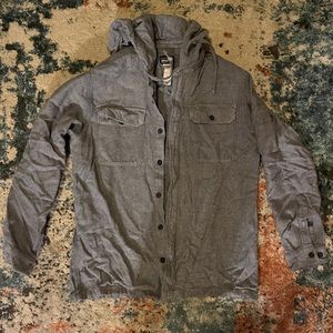 Patagonia Long Sleeve Button Up with Hood